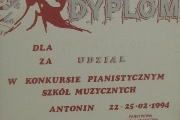 1994 - udział w konkursie