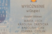 2001 - wyróżnienie