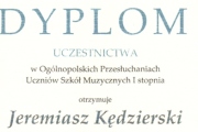 2013 - Dyplom za udział