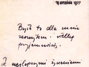 Wpis do księgi Reginy Smendzianki